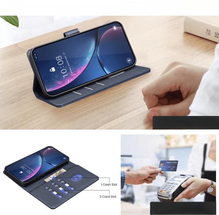 Produktbild Binfen Color Xiaomi Redmi Note 14 Pro 4G - BINFEN Leder Etui Hülle mit RFID Blocker (Xiaomi Redmi Note 14 Pro)