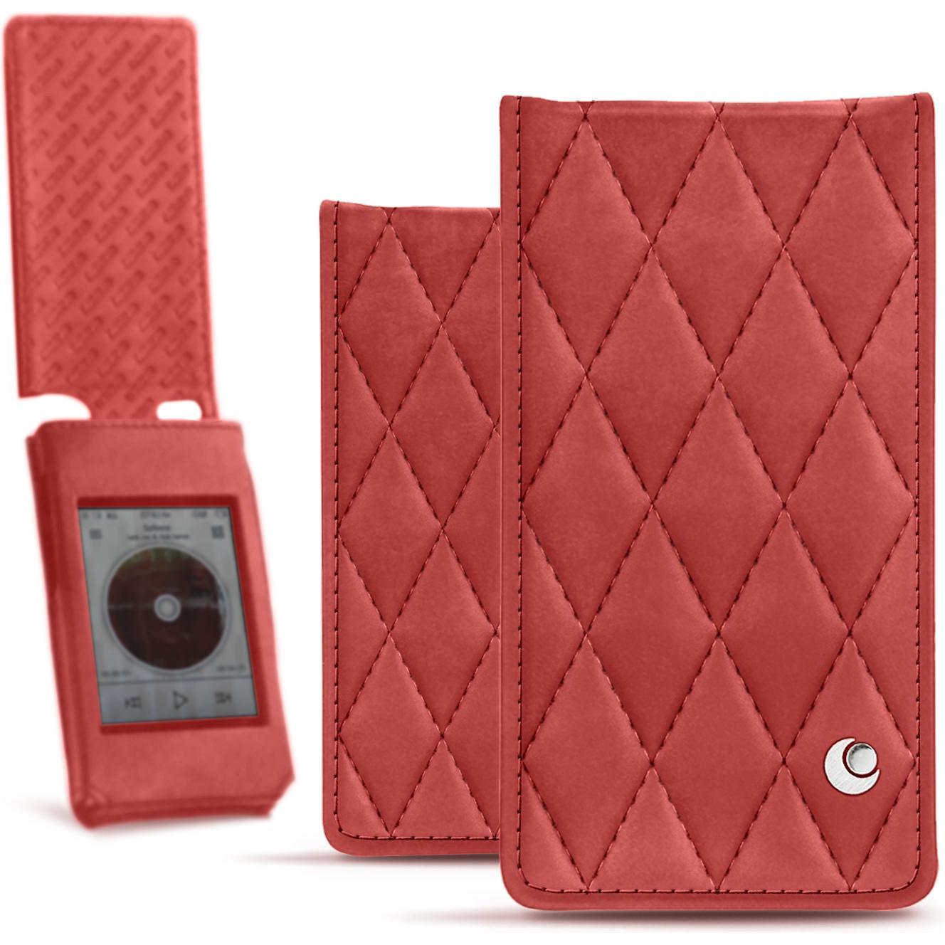 Noreve Cover in pelle verticale, Cover + Custodia MP3, Rosso