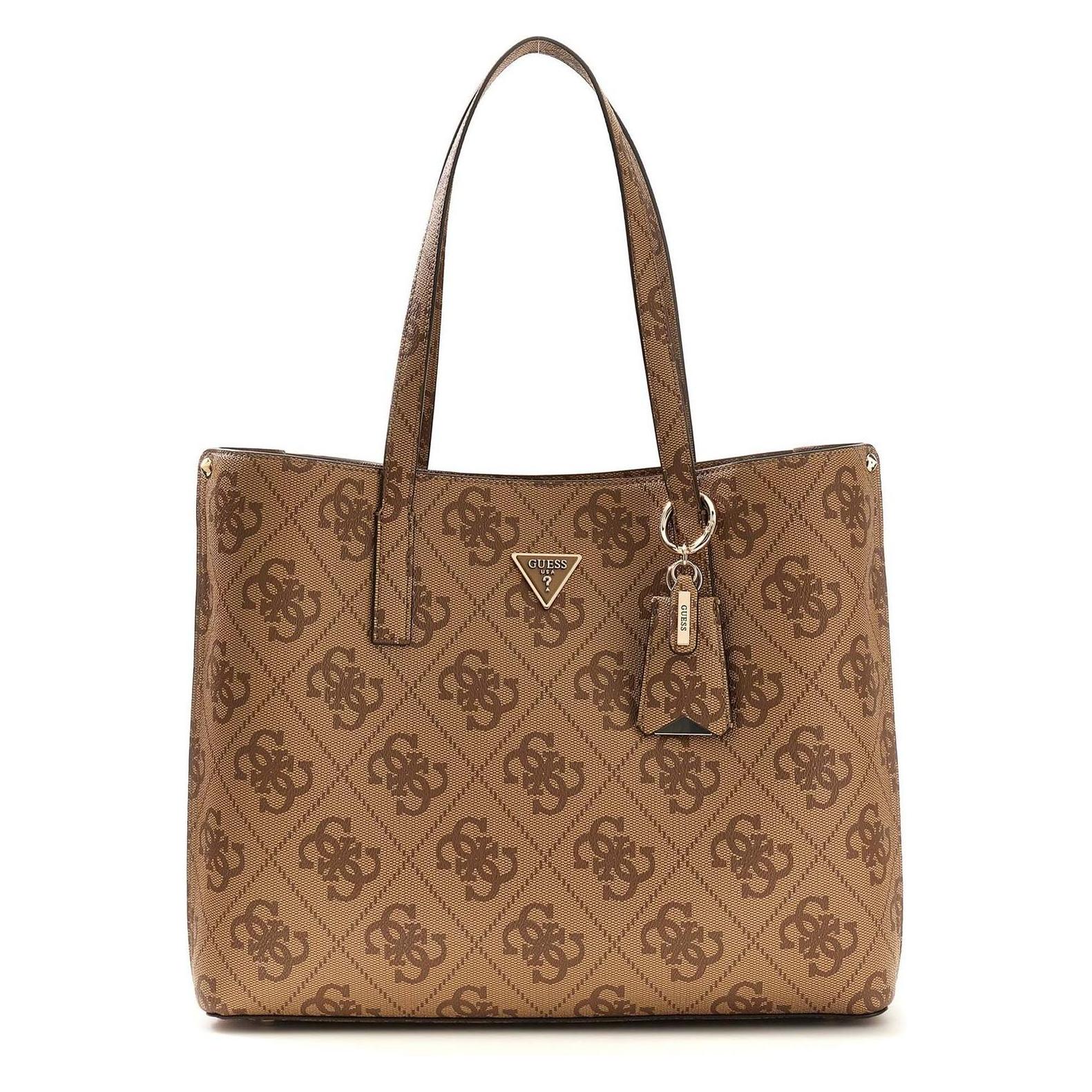 Guess, Damen, Handtasche, Meridian Ii Girlfriend Tote Bag, Braun