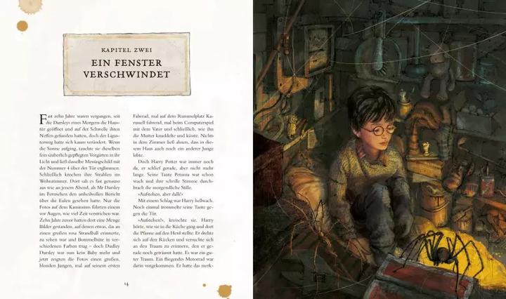 Image du produit Harry Potter et la pierre philosophale (édition illustrée en couleur) (Harry Potter 1) (Allemand, Jim Kay., J.K. Rowling, 2020)