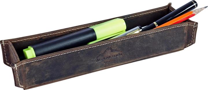 Image du produit Alpenleder Porte-stylo Zenta Marron foncé