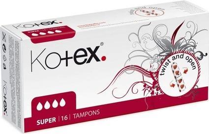 Produktbild Kotex Super tampons - Variant: 16 ks (16x)
