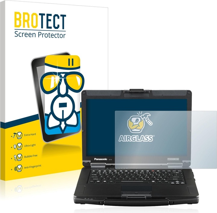 Productafbeelding BROTECT AirGlass kogelwerende glasfolie (1 Stuk, Panasonic Toughbook FZ-55 Touch)