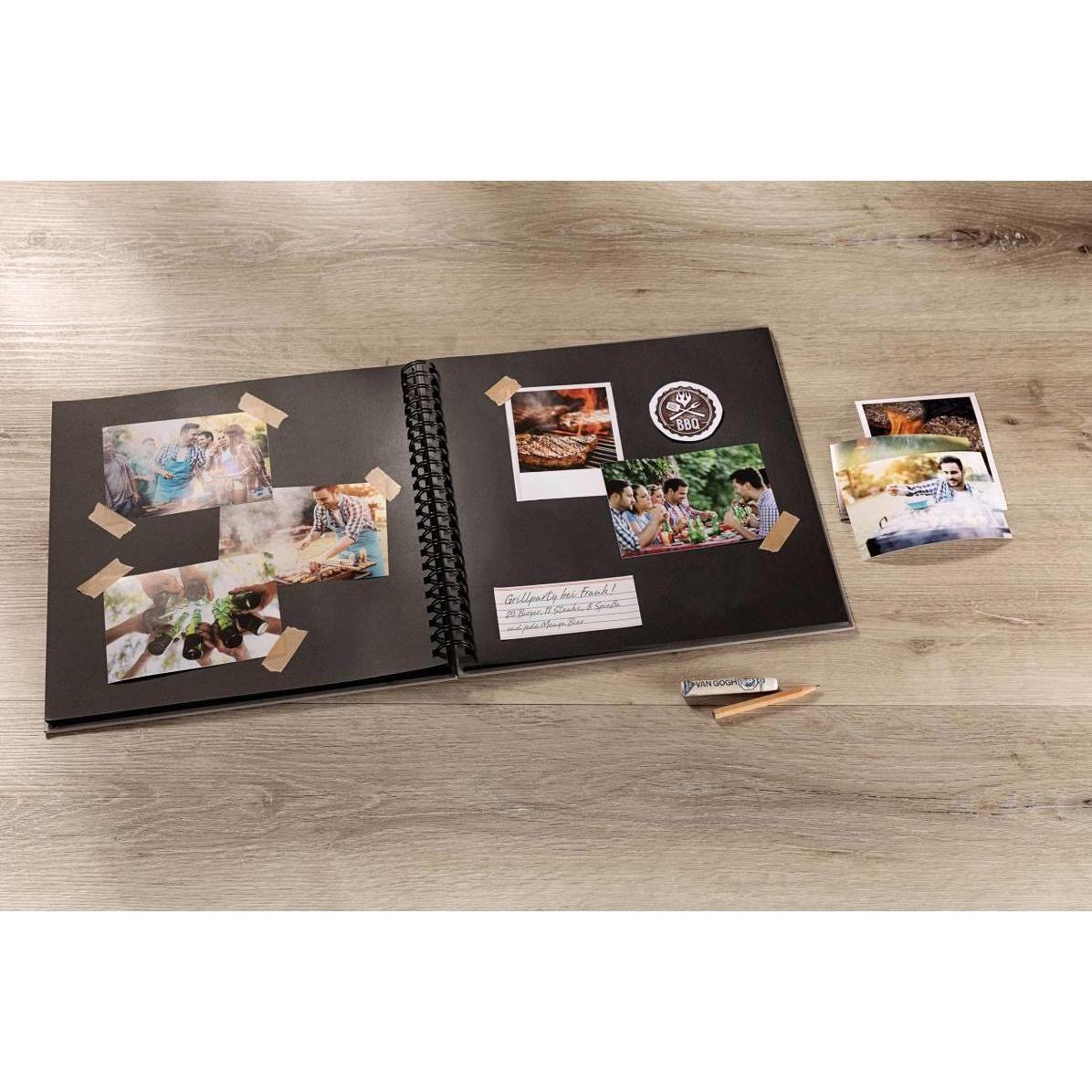 Thumbnail - Walther Design, Fotoalbum, Fun Spiral 26x25 40 schwarze Seiten SA108R (26 x 25 cm)