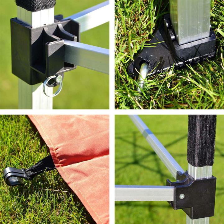 Actual product image VCM Falt Pavillon 3x3m terracotta (300 cm, 300 cm)