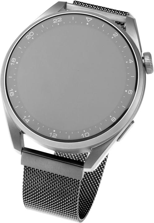 Image du produit Fixed Mesh metal rem til Smartwatch Universal 22 mm Sort (22 mm, Acier inoxydable, Garmin vivoactive 4, Huawei Watch GT, Huawei Watch 2 Classic, Honor Watch Magic)