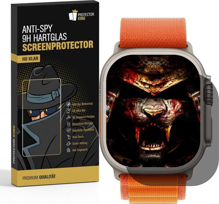 Protectorking 2x Blickschutz tempered 9H Panzerglas Anti-Spy
