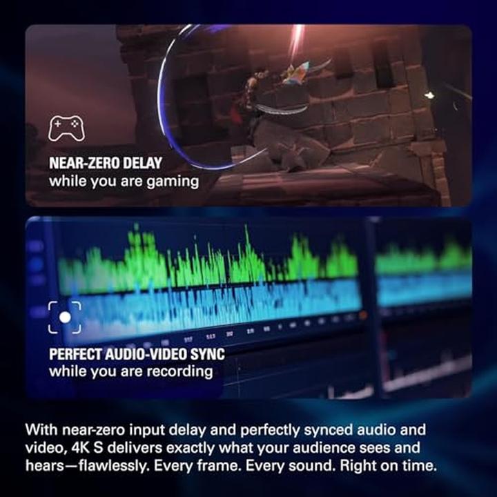 Image du produit Elgato Game Capture 4K S (PC, PS5, Xbox Series S, Xbox Series X, Switch 2, Mac)