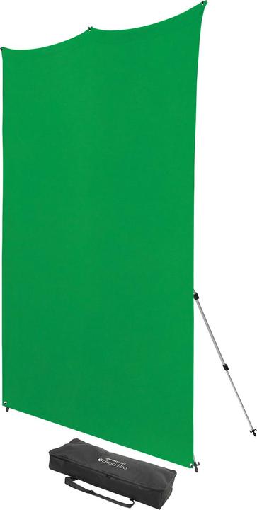 Image du produit Westcott X-Drop Pro - Green Screen (8' x 8') Kit Chroma-Key Green Backdrop Kit, 2.4x2.4m (240 cm)