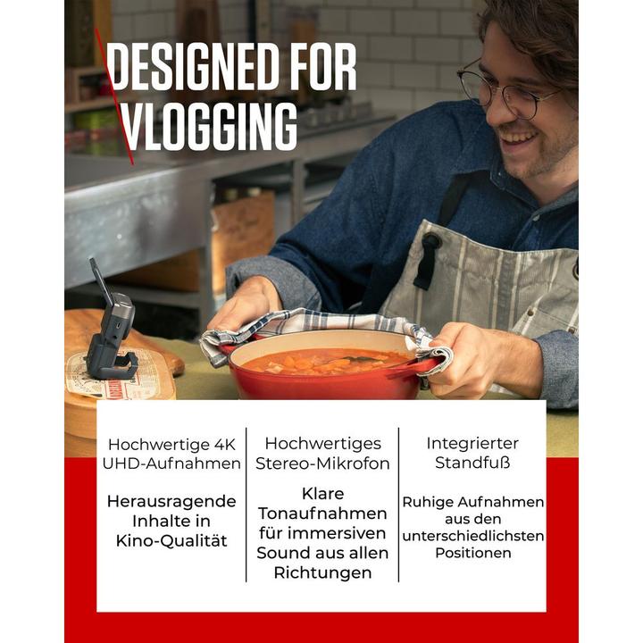 Productafbeelding Canon PowerShot V10 Starter Kit (silver) (20 Mpx, 30p)