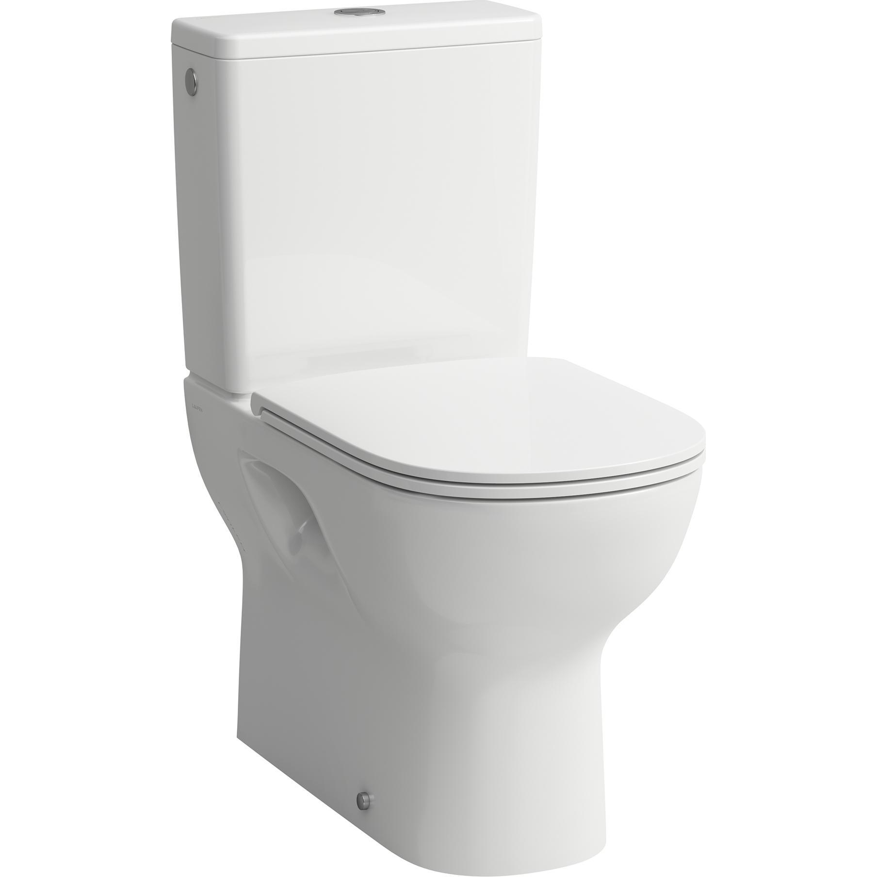 Laufen, Toilette + Bidet, Stand-WC Kombination LUA tief 360x650mm Ab wa od se weiss LCC