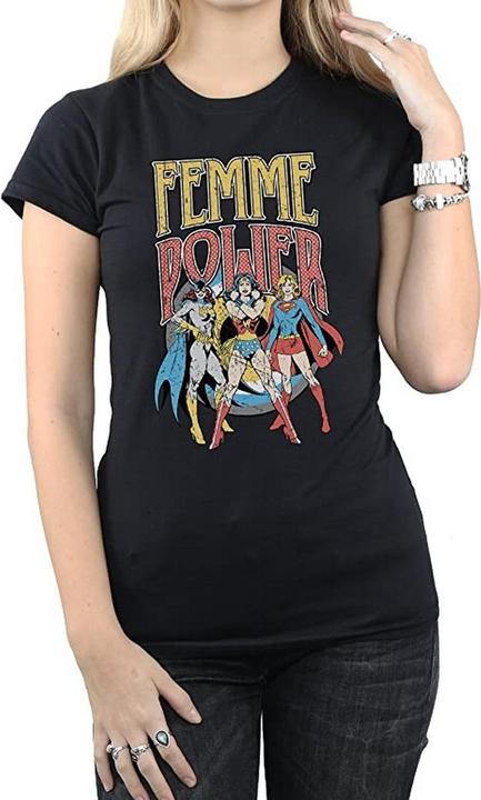 Produktbild DC Super Hero Girls Femme Power TShirt aus Baumwolle (XXL)