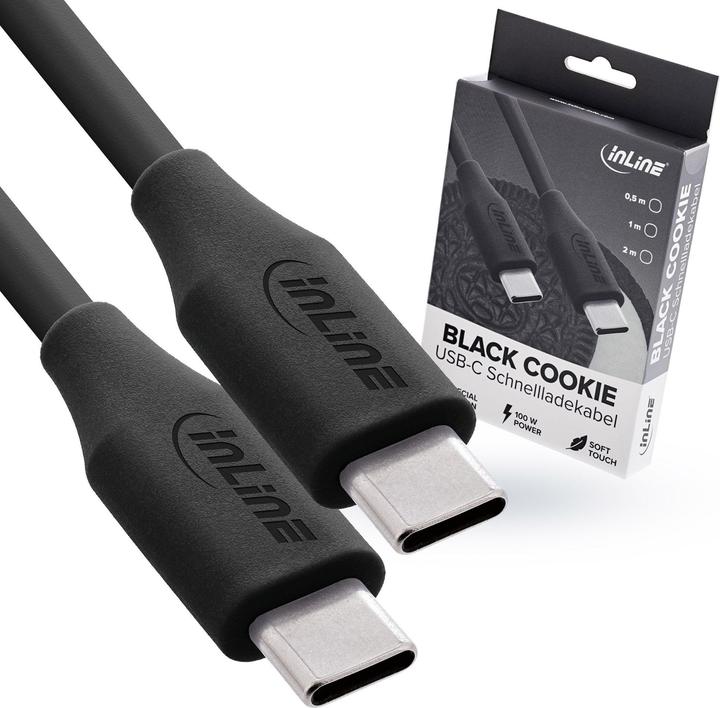 Actual product image InLine USB 2.0 Kabel (0.50 m, USB 2.0, 100 W)