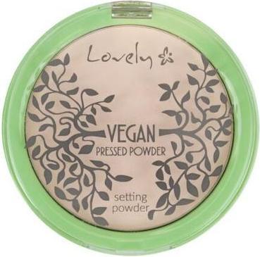 Actual product image Lovely Vegan Pressed Powder Vegan. Pressed. Transparent Mattifying Face Powder 10G (Transparent)