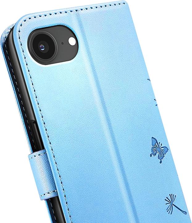 Actual product image Zanaé Wallet Etui iPhone 16e Blumen Schmetterling (Apple iPhone 16e)