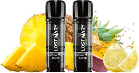 Lost Mary Pack 2 Vorgefüllte Einweg Patronen Tappo Pineapple Passion Fruit - 600 Puffs