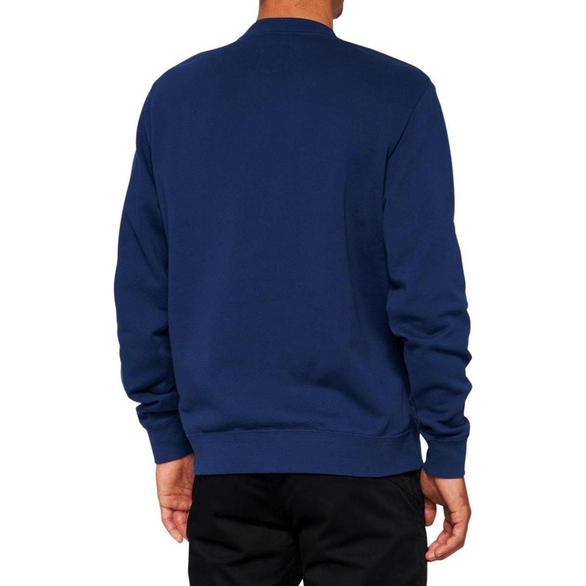 Thumbnail - 100%, Herren, Pullover, Icon Pullover Crewneck Sweatshirt - navy, Blau, (S)