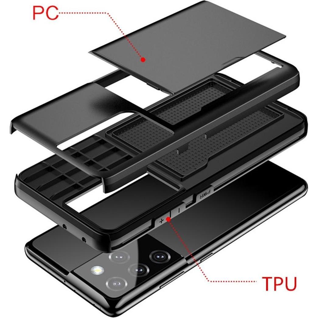 Thumbnail - König Design Hülle Handy Schutz für Samsung Galaxy S21 Ultra Case Cover Tasche Etuis Grün Neu (Samsung Galaxy S21 Ultra)...