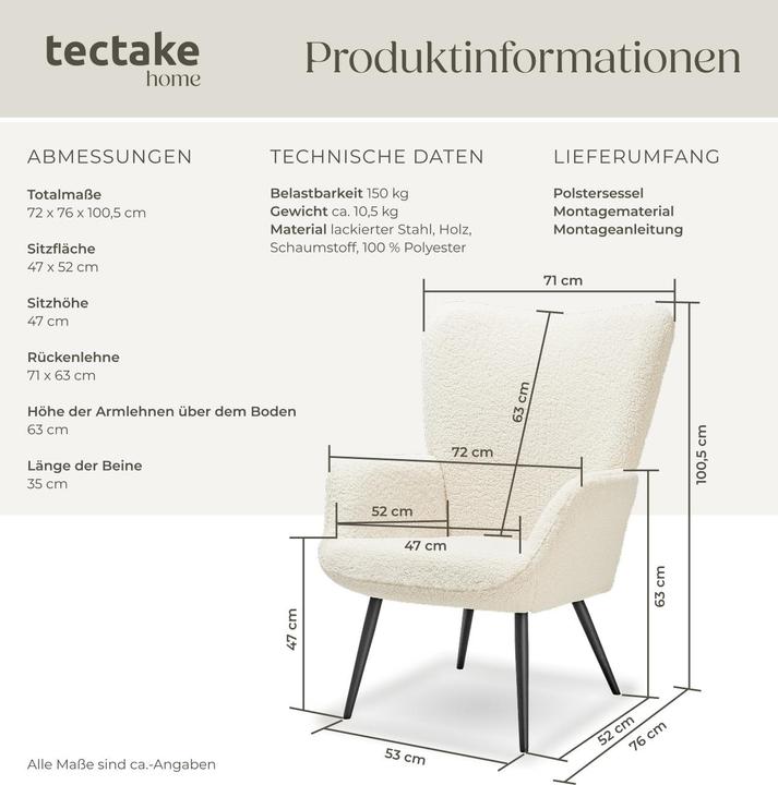 Actual product image tectake Hygge