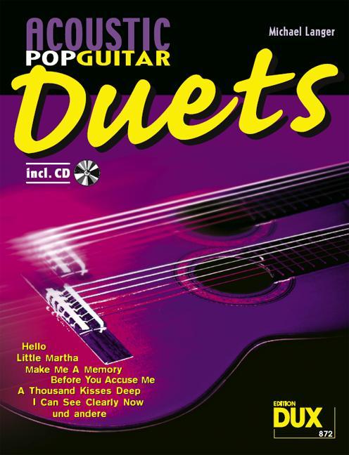 Produktbild Acoustic Pop Guitar Duets (Deutsch, Michael Langer, 2014)