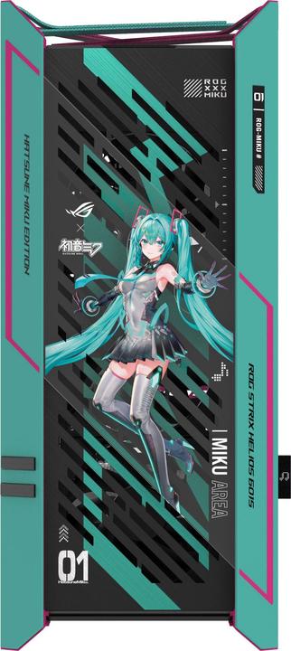 Actual product image ASUS Geh Rog Strix Helios Ii Gx601s Hatsune Miku (mATX, Mini-ITX, ATX)