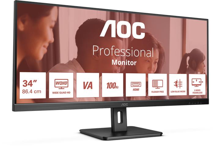 Produktbild AOC U34E2M (3440 x 1440 Pixel, 34")