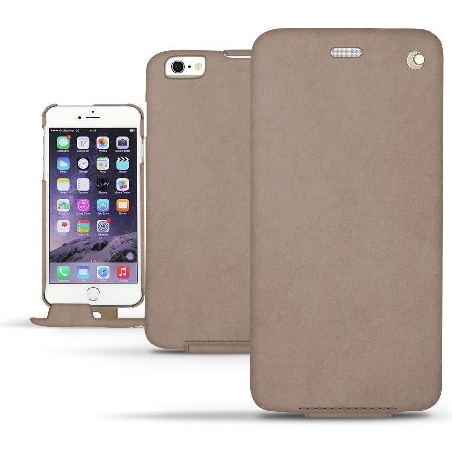 Noreve Lederschutzhülle vertikal (Apple iPhone 6s Plus), Smartphone Hülle, Beige