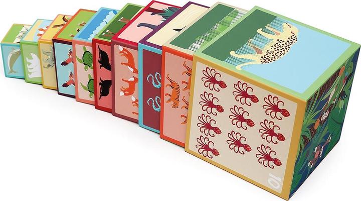 Produktbild Scratch Stapel Pyramide Zootiere