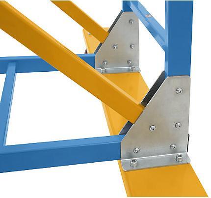 Produktbild eurokraft pro Mobile Podestleiter PREMIUM (Plattformleiter, 161 cm)