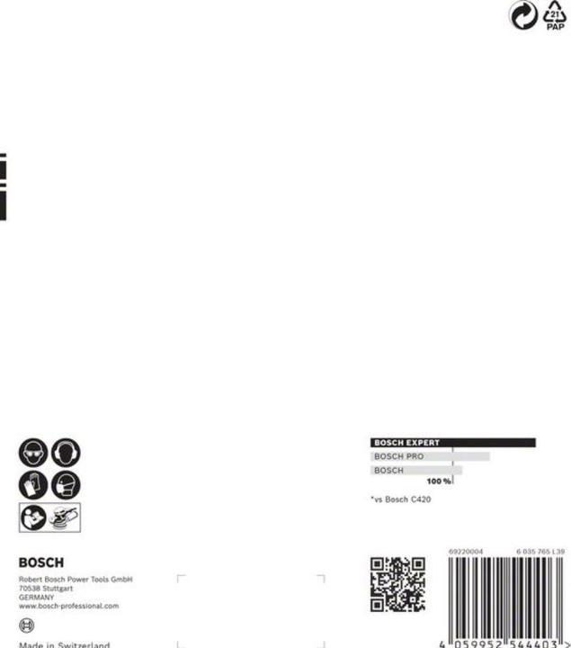 Actual product image Bosch Professional Zubehör Expert C470 Sandpaper multi-hole for random orbital sander, 150 mm, G 40, 5 pcs. (40)