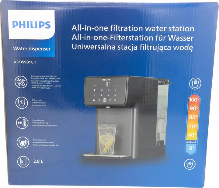 Image du produit Philips ADD5981GR/10 Water All-IN-ONE-Wasserstation