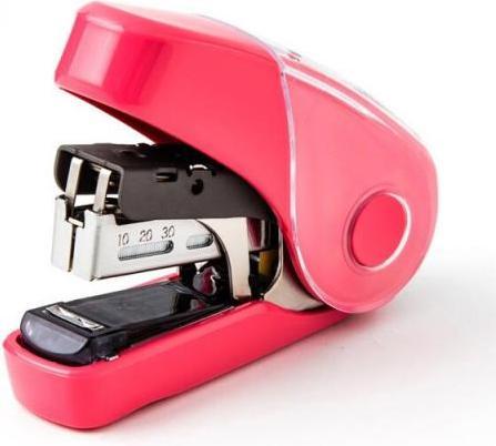 Immagine prodotto Max Cucitrice HD-10FL3K/P rosa, cucitrice piatta clinch (25 lamelle)