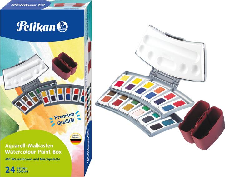 Produktbild Pelikan Aquarellkasten, 24 Farben