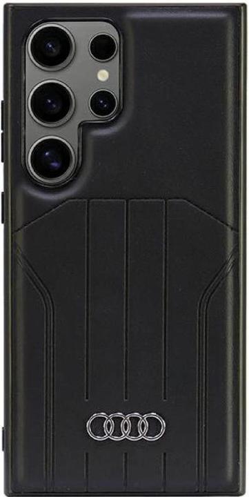 Actual product image Audi Synthetic Leather MagSafe S928 czarny/black hardcase AU-TPUPCMU-Q5/D1-BK (Samsung Galaxy S24 Ultra)