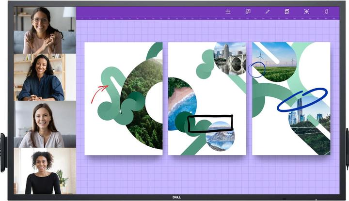 Produktbild Dell P5524QT (3840 x 2160 Pixel, 55")