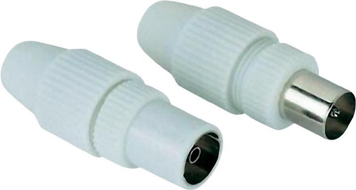 Produktbild Hama Koax-Stecker und Koax-Kupplung im Set (Stecker und Verbinder)
