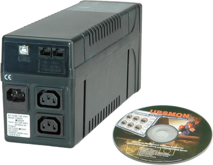 Produktbild Value Ups 800 (800 VA, 480 W, Line-Interaktiv USV)