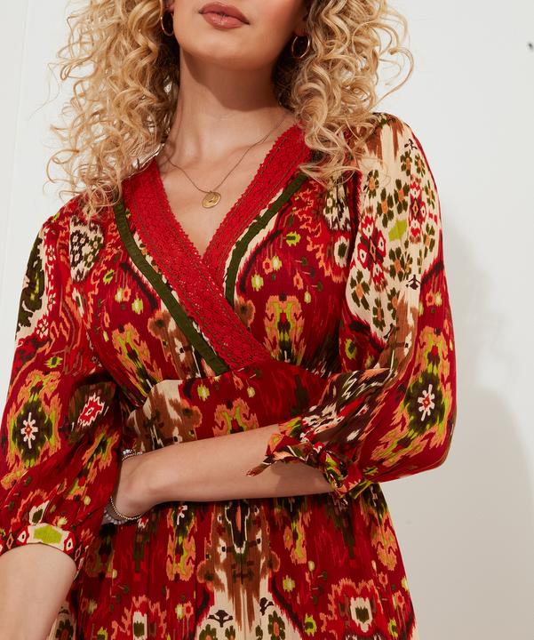 Immagine prodotto Joe Browns Bold Print Wrap Maxi Dress (36)