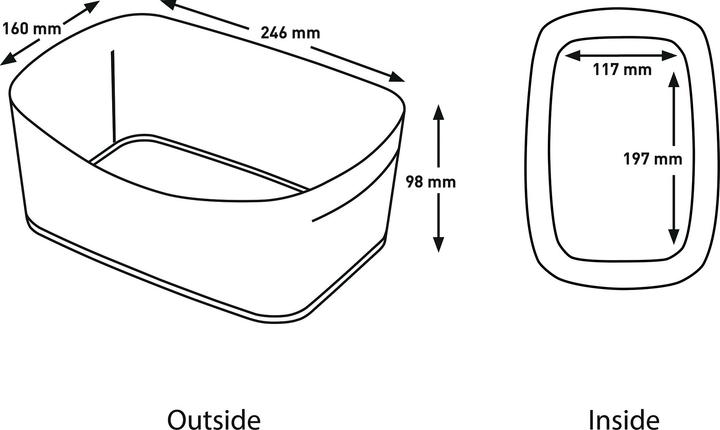 Actual product image Leitz MyBox storage tray (24.60 cm, 3.80 l, 1x)