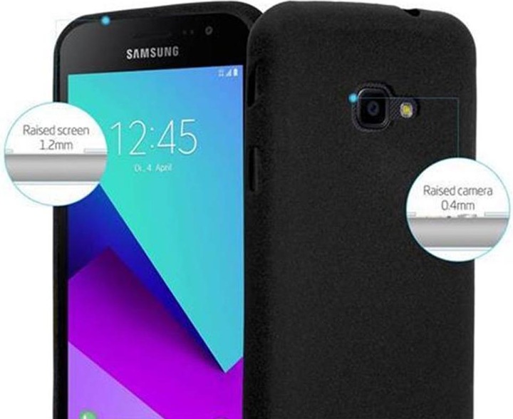 Actual product image Cadorabo TPU Frosted Cover (Samsung Galaxy Xcover 4, Samsung Galaxy Xcover 4s)