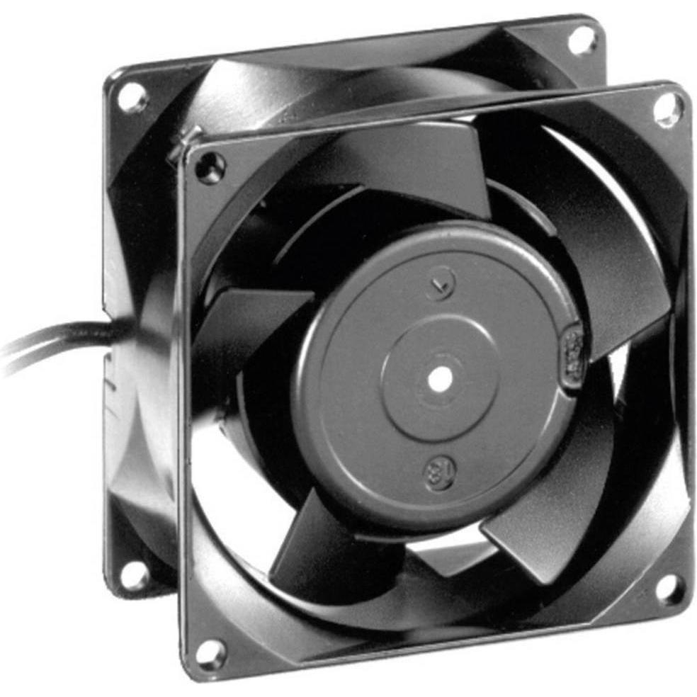 Papst AC-Axiallüfter 230VAC 30m³/h (80 mm, 1 x), PC Lüfter, Schwarz