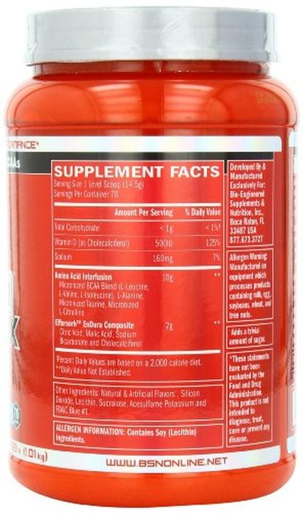 Actual product image BSN Amino X (Raspberry, 1 x, 1015 g)
