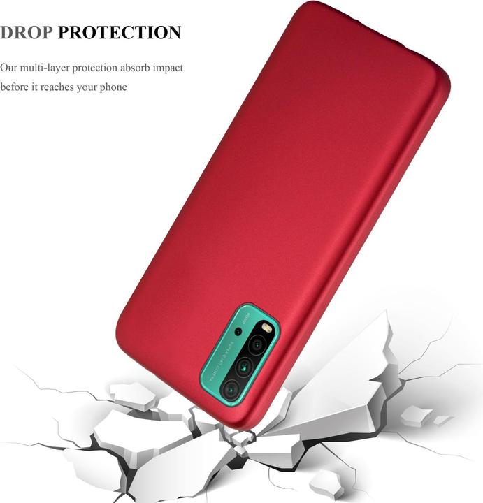 Actual product image Cadorabo TPU Matt Metallic Sleeve (Xiaomi Redmi 9T)