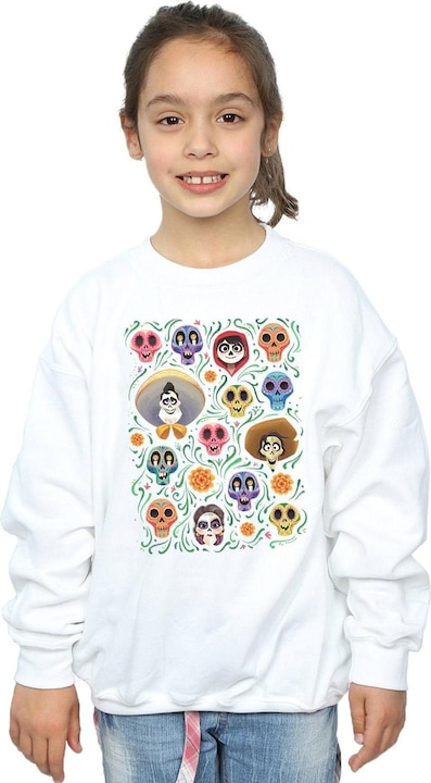 Produktbild Disney Coco Heads Pattern Sweatshirt Mädchen (152, 158)