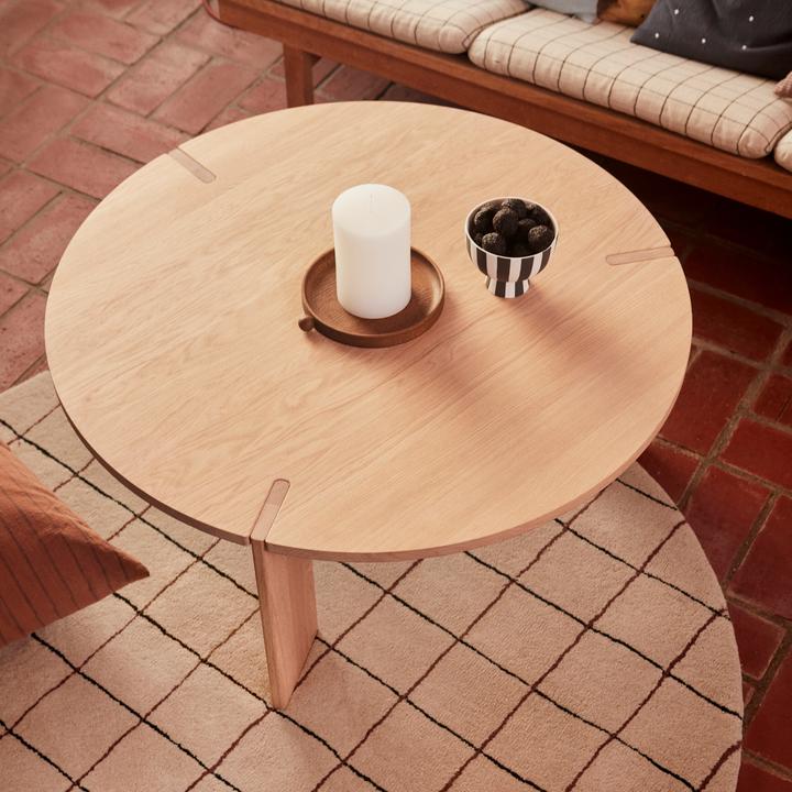 Actual product image OYOY Living Serving tray Inka ø30 x 4.7 cm, Dark brown