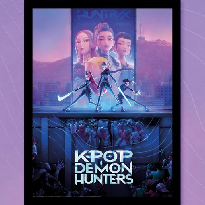 Image du produit Pyramid KPop Demon Hunters - Huntrix Key Art (30 x 40 cm)