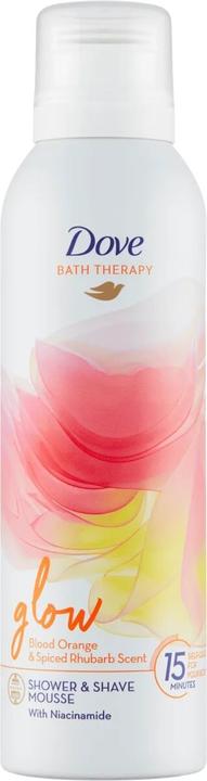 Actual product image Dove Bath Therapy Glow Shower & Shave Mousse with Orange & Rhubarb Scent 200ml (200 ml)