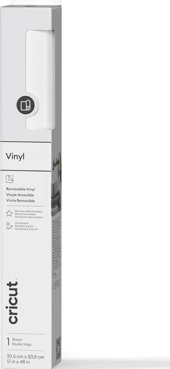 Produktbild Cricut Vinylfolie wiederablösbar Weiss 30.5 x 122 cm, 1 (1x)