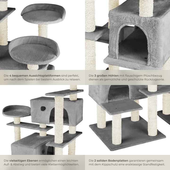 Produktbild tectake Entissar (214 cm, Grau)