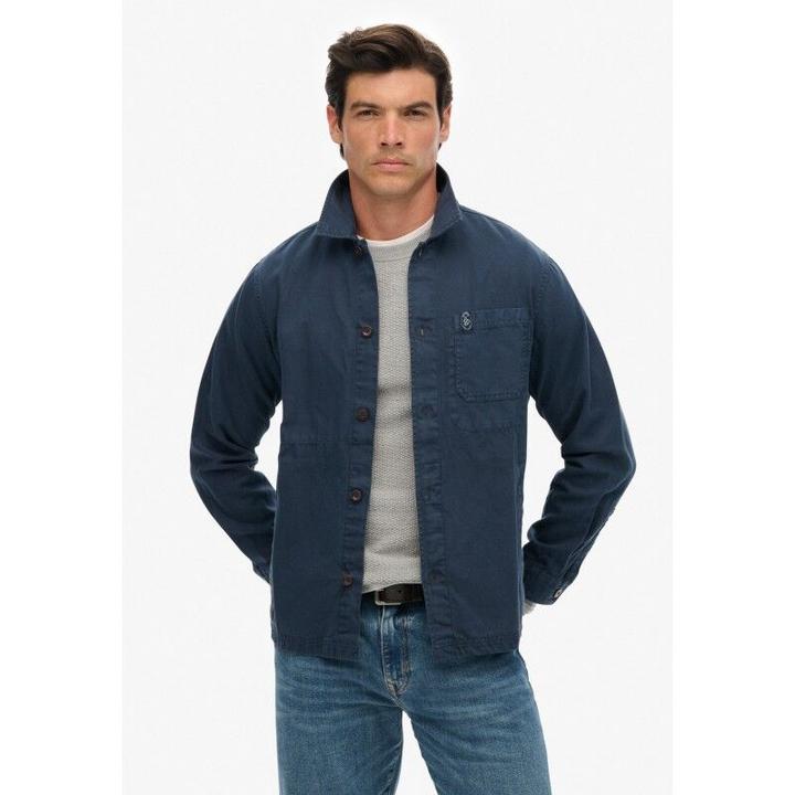 Immagine prodotto Superdry Merchant Linen-Blend Overshirt - Hemd - Herren (M)